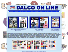 Tablet Screenshot of dalcoathletic.com